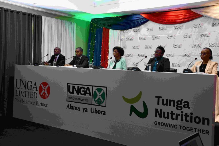 Unga board member during an online AGM meeting
