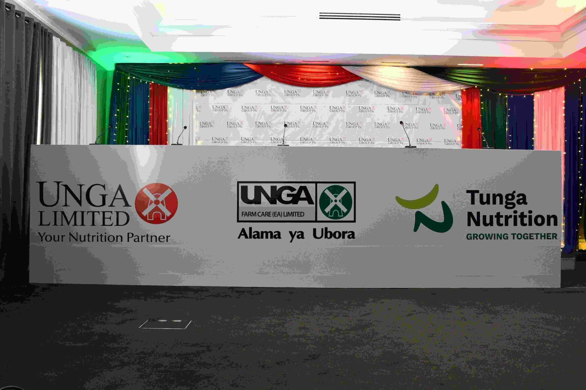 Unga Group AGM stage