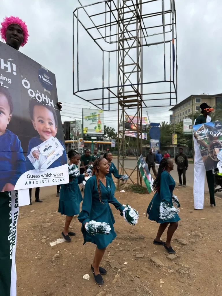 Roundabout activation in Nairobi
