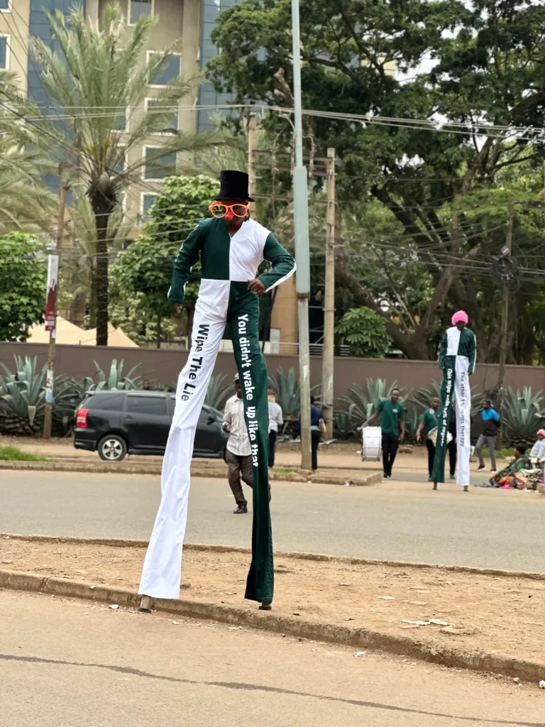 Roundabout activation in Nairobi